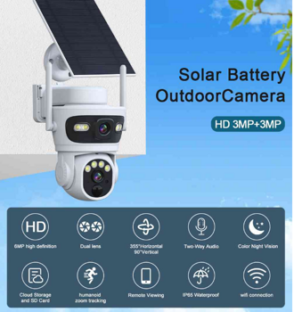 SG-BS19 Dual Lens Solar 4G camera