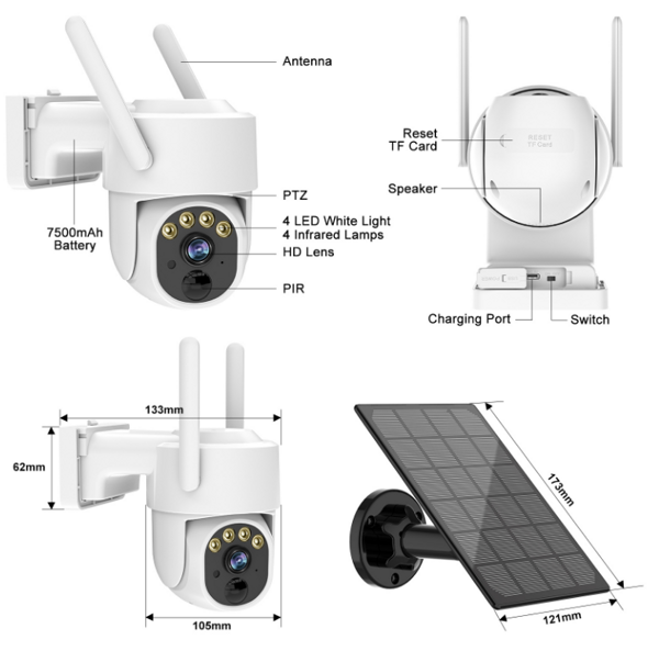 SG-BS16 Solar WiFi camera